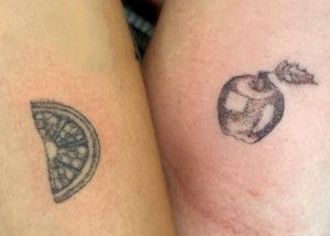 fruit tattoos for couples